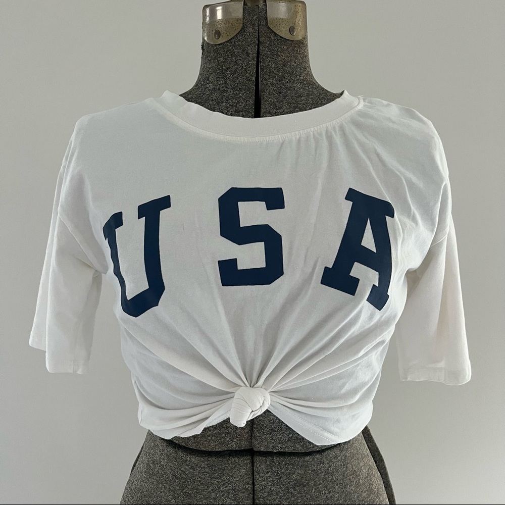 USA Cropped Top